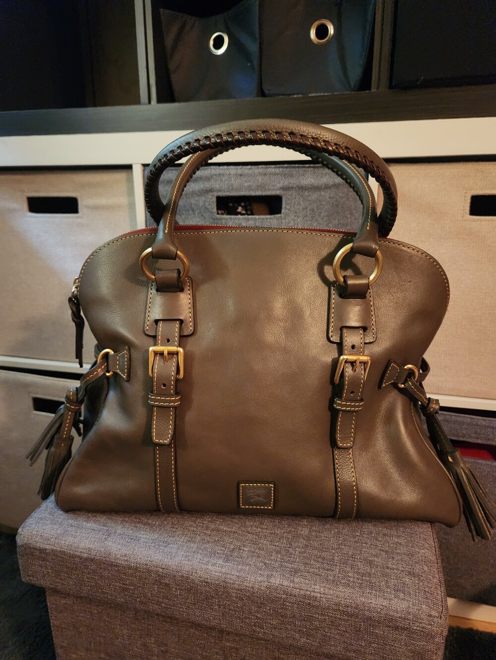 Dooney & Bourke Florentine Domed Buckle Satchel
